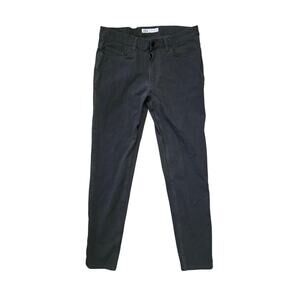 Zara Man Modern Flat Front Pants Men’s 31 Black Casual Slim Fit